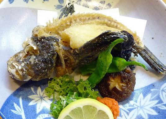 おこぜの唐揚げ